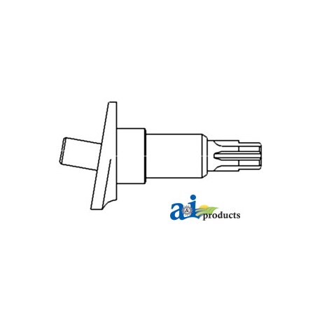 A & I Products Shaft, Hydraulic Pump 6.5" x2.5" x2.5" A-NCA966E